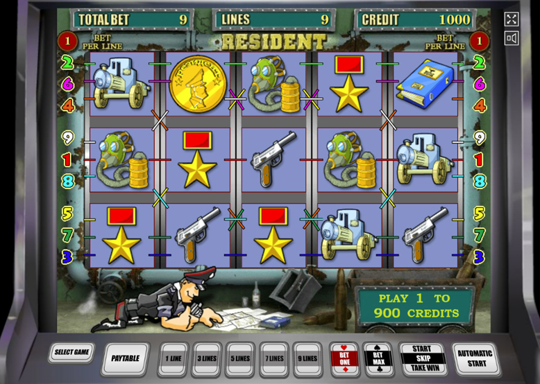 Игровой автомат Resident бесплатно без регистрации