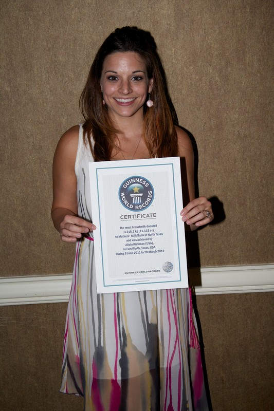 Самое большое количество донорского грудного молока