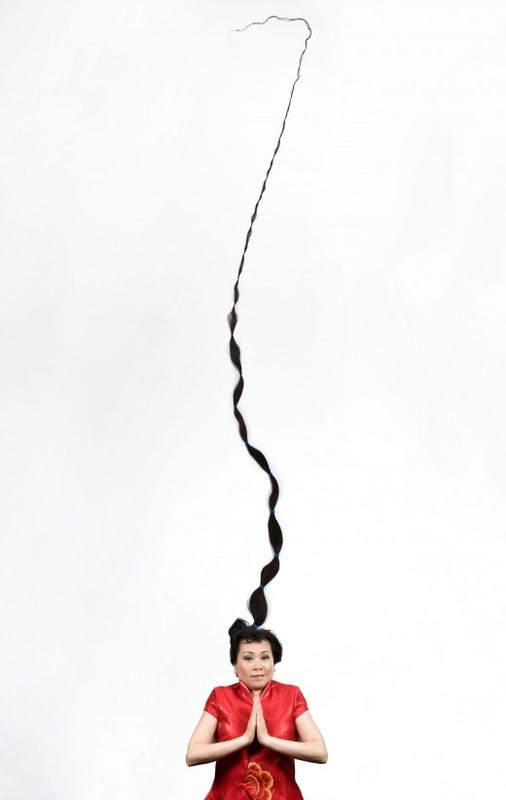 Самые длинные женские волосы: Ксие Квипинг