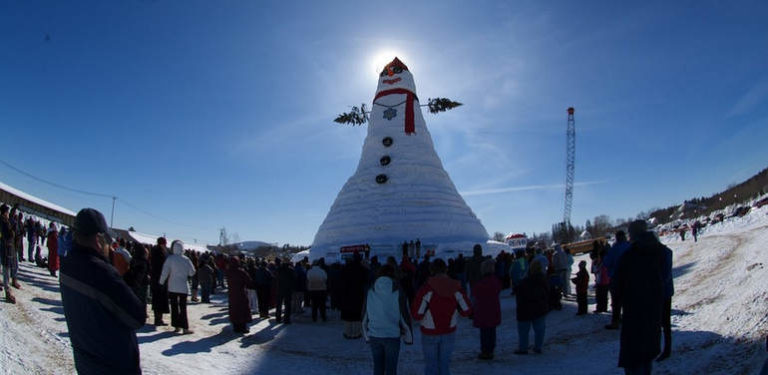 Самый высокий снеговик: Olympia SnowWoman