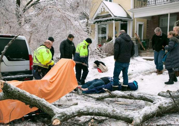 Самая разрушительная ледяная буря: ущерб $650 млн