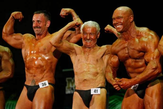 Самый старый бодибилдер: Рэймонд Мун