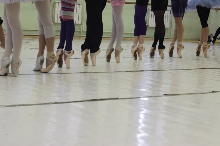 Самый массовый танец на пуантах