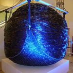 Самый большой шар из магнитной ленты