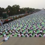 Самый массовый урок йоги