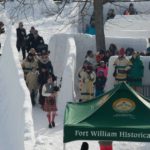 Самый большой снежный лабиринт