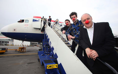 British Airways провела комедийное шоу на высоте более 10 тысяч метров над землей