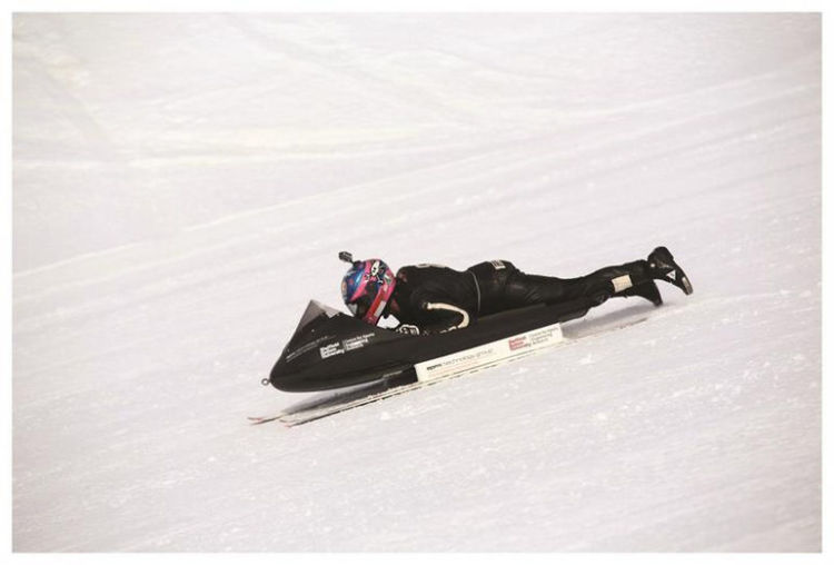 Самые быстрые безмоторные сани: Snowspeed