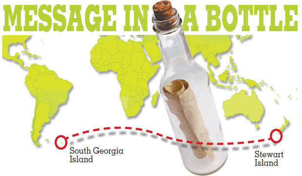 Самое длинное путешествие бутылки с посланием