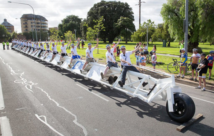 Самый длинный велосипед