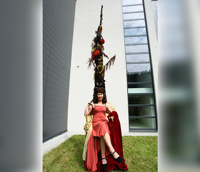 Самая высокая прическа