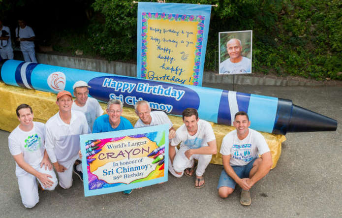 Самый большой цветной мел