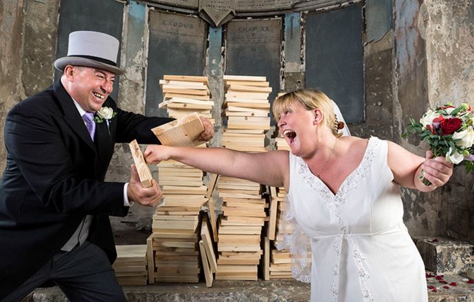 Самое большое количество досок, разбитых за одну минуту (женщины)